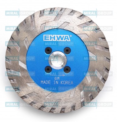 Алмазный диск по граниту EHWA GM 115х2.5Tх25W М14 с фланцем для резки и шлифовки