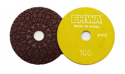 Алмазные гибкие круги 100 мм №100 EHWA SUN FLOWER ПРЕМИУМ
